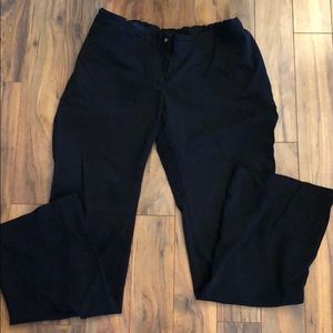 Maternity black dress pants.